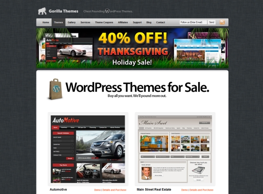 gorillathemes screenshot