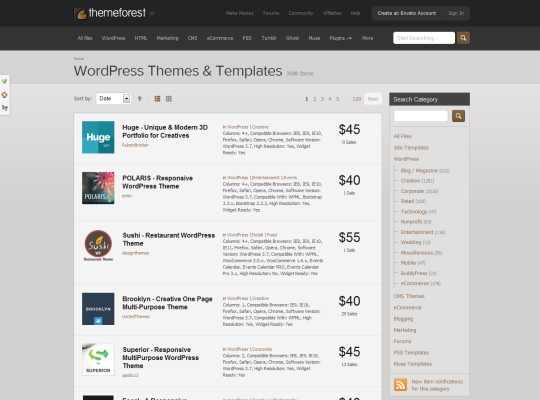 themeforest screenshot