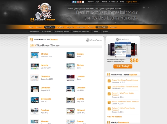 rockettheme screenshot