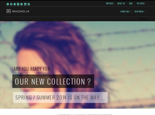 magnolia responsive retina parallax wp shop