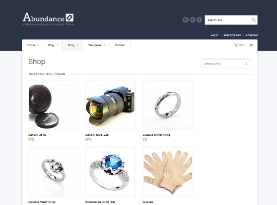 wp abundance screenshot