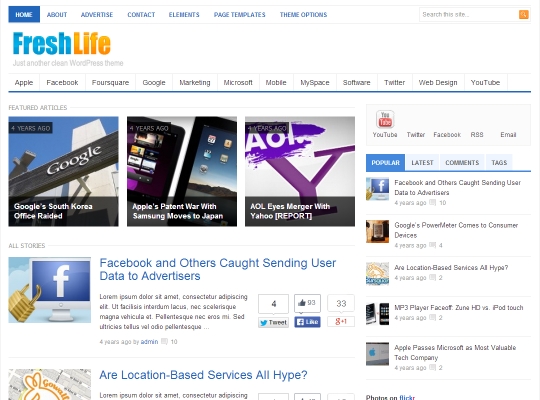 Best-WordPress-Blog-Themes-freshlife