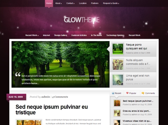 Best-WordPress-Blog-Themes-glow
