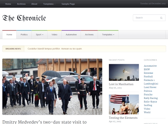 Best-WordPress-Blog-Themes-the-chronicle