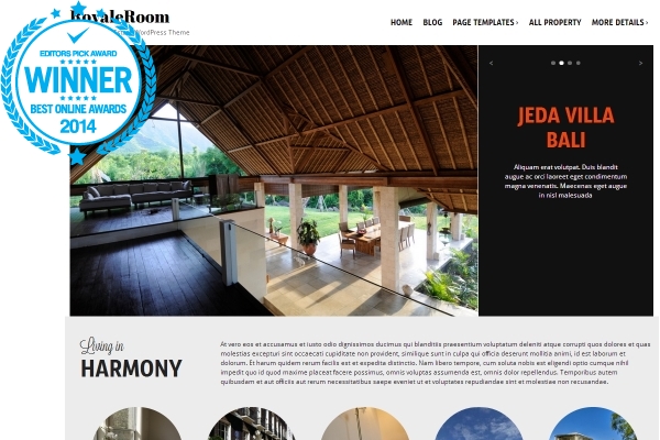 awarded-best-real-estate-themes-2014-royaleroom