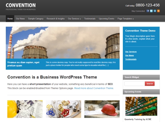 best-premium-wordpress-business-themes-convention