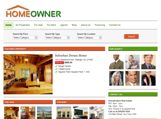 best-wordpress-real-estate-themes-homeowner