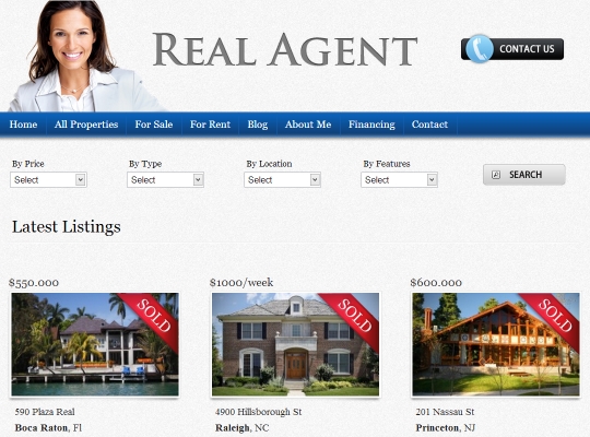 best-wordpress-real-estate-themes-real-agent