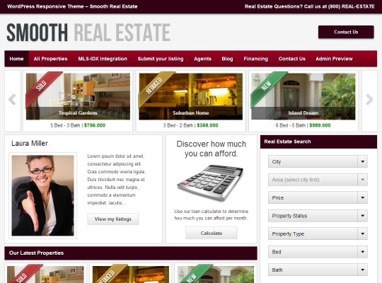 best-wordpress-real-estate-themes-smooth