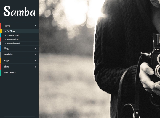 samba-colored-wordpress-theme