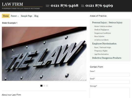 Screenshot of WordPress theme Law-Firm