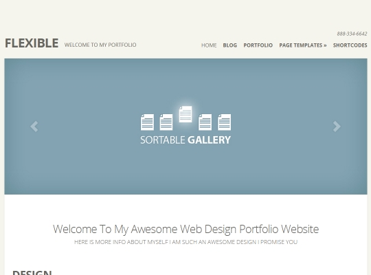 Screenshot of Flexible WordPress Theme