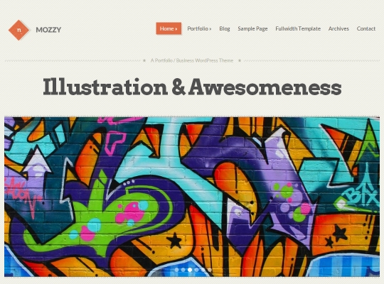 Mozzy WordPress Theme Screenshot