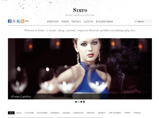 Simfo WordPress Theme Screenshot